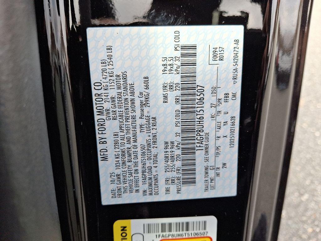 new 2026 Ford Mustang car, priced at $42,500