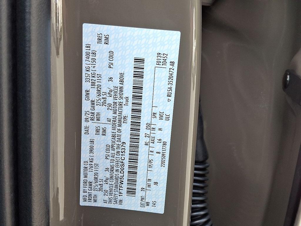 new 2025 Ford F-150 car, priced at $64,500