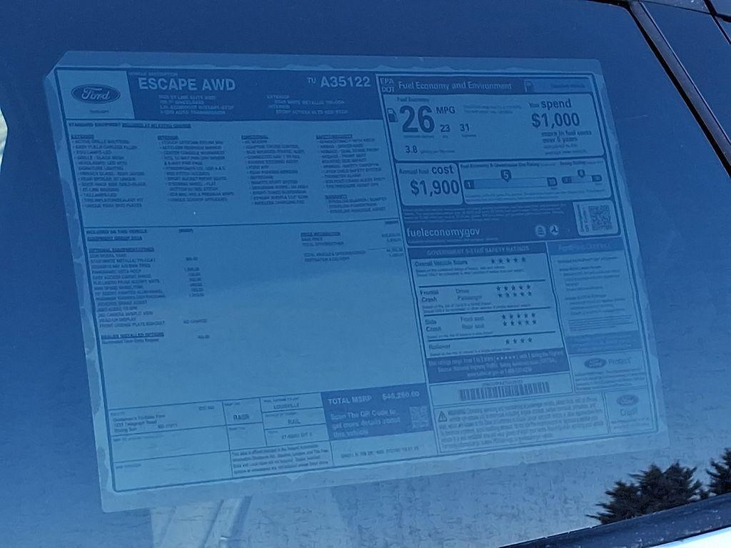 new 2026 Ford Escape car, priced at $40,500