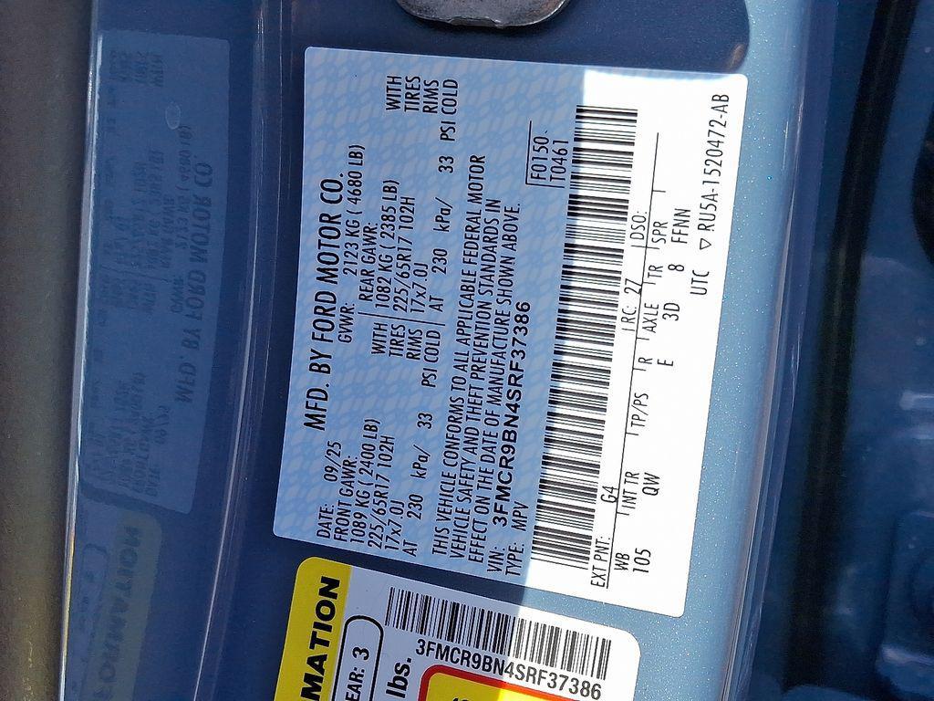 new 2025 Ford Bronco Sport car, priced at $31,500