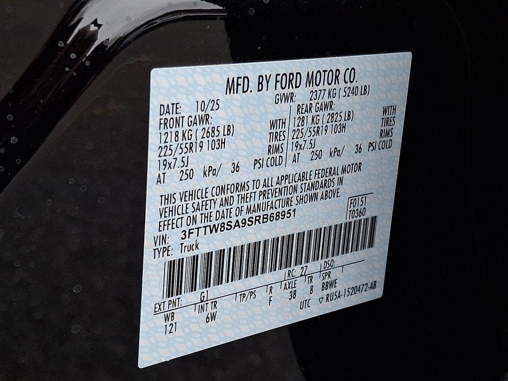 new 2025 Ford Maverick car, priced at $37,500