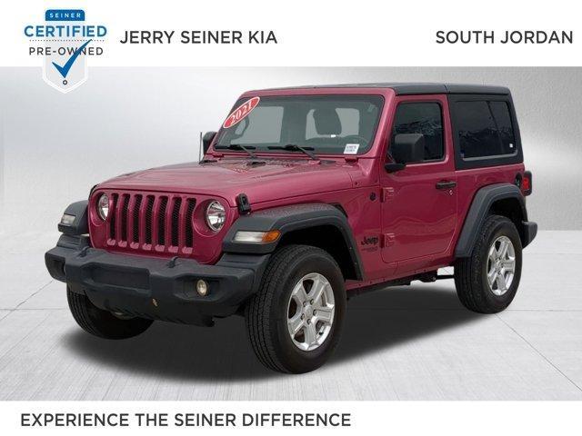 used 2021 Jeep Wrangler car, priced at $27,609