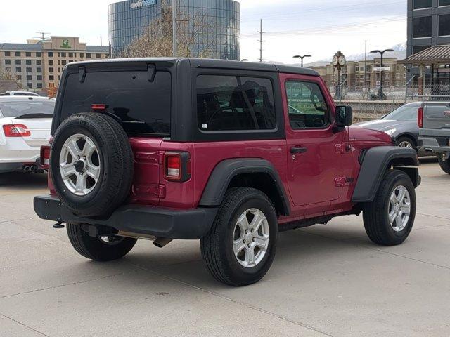 used 2021 Jeep Wrangler car, priced at $27,609