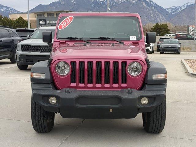 used 2021 Jeep Wrangler car, priced at $27,609