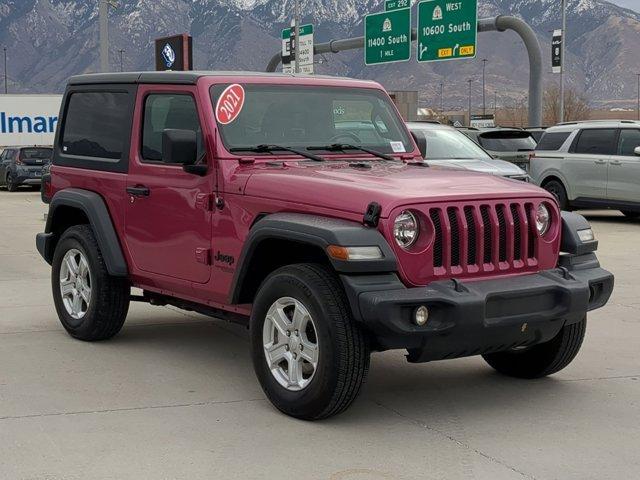 used 2021 Jeep Wrangler car, priced at $27,609
