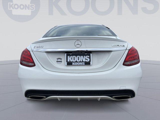 used 2018 Mercedes-Benz C-Class car, priced at $15,000