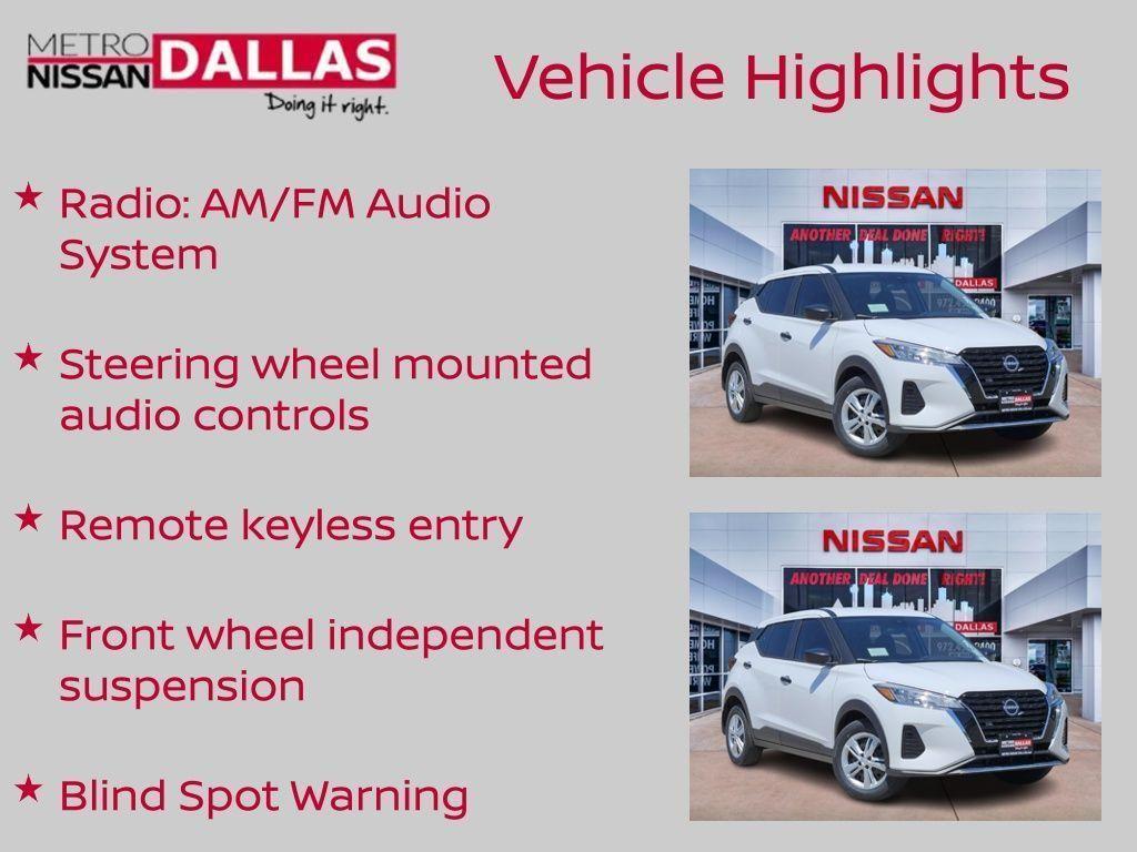 new 2025 Nissan Kicks Play car, priced at $20,099