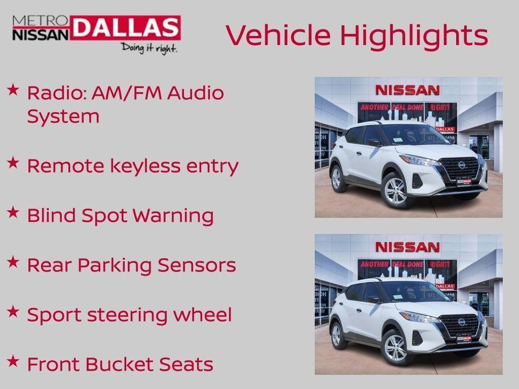 new 2025 Nissan Kicks Play car, priced at $19,599
