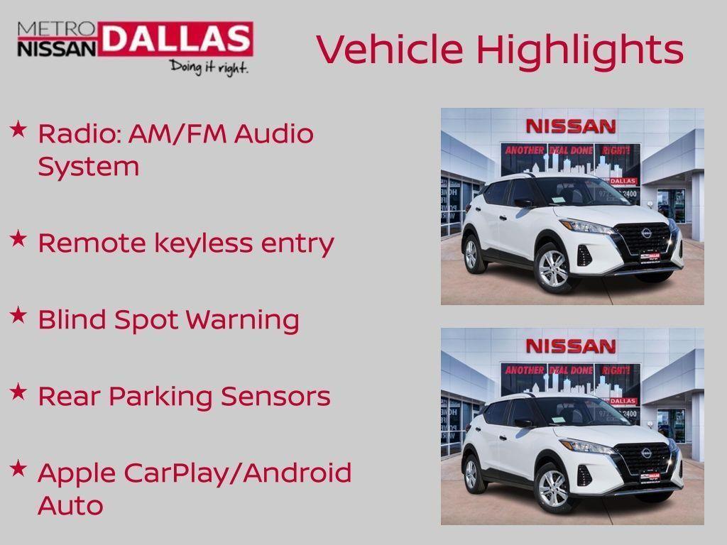 new 2025 Nissan Kicks Play car, priced at $20,099
