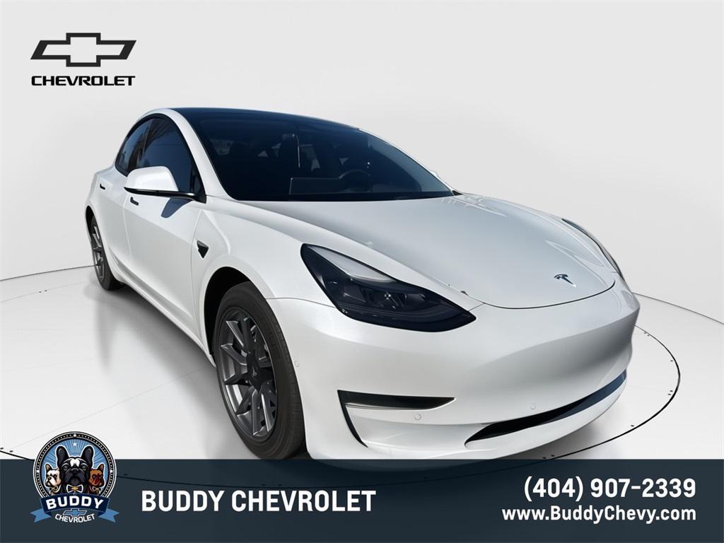 used 2021 Tesla Model 3 car, priced at $22,490