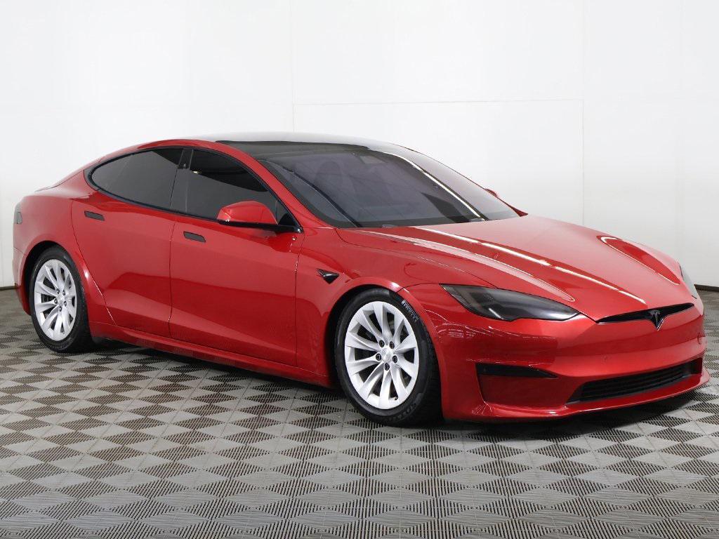 used 2021 Tesla Model S car, priced at $48,689