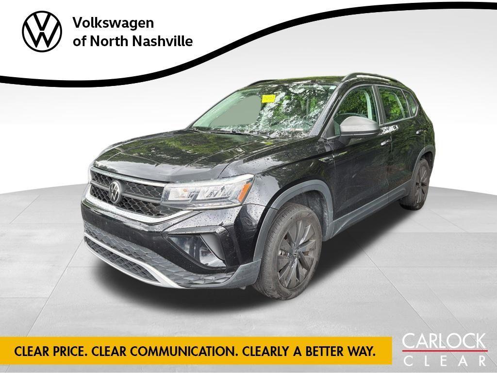 used 2023 Volkswagen Taos car, priced at $19,200