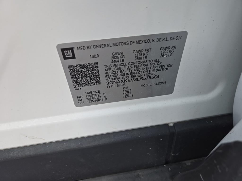 used 2020 Chevrolet Equinox car, priced at $12,697