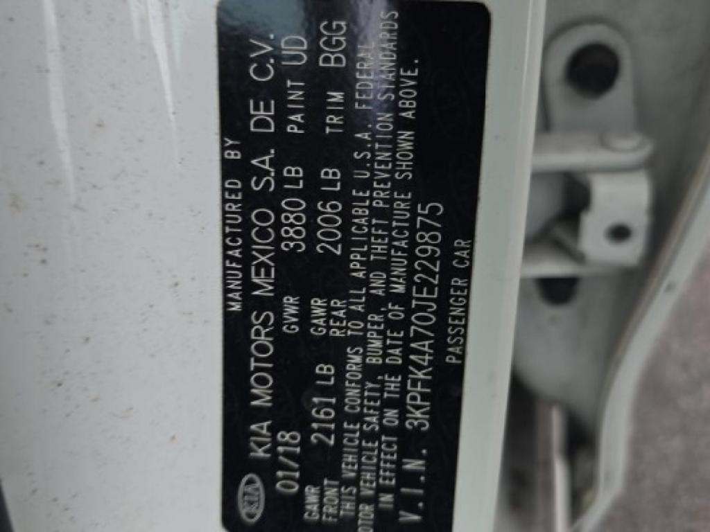 used 2018 Kia Forte car, priced at $12,697