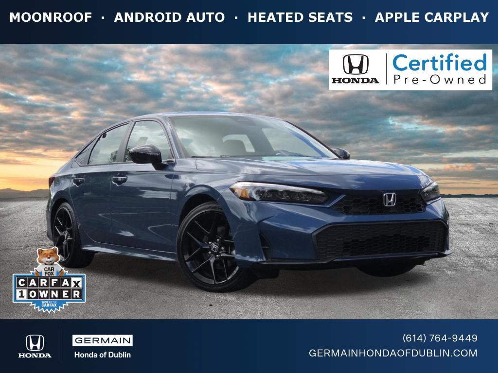 used 2025 Honda Civic Hybrid car, priced at $28,797
