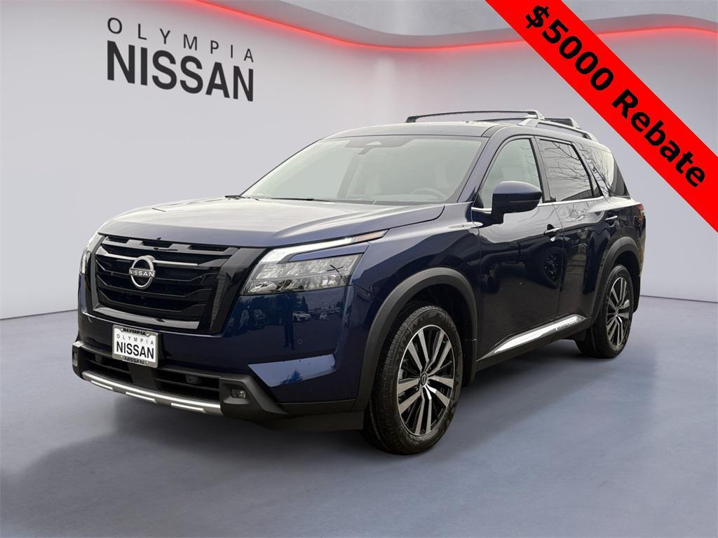 new 2025 Nissan Pathfinder car, priced at $48,345