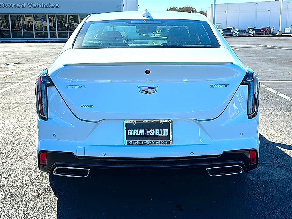 new 2025 Cadillac CT4 car, priced at $48,850