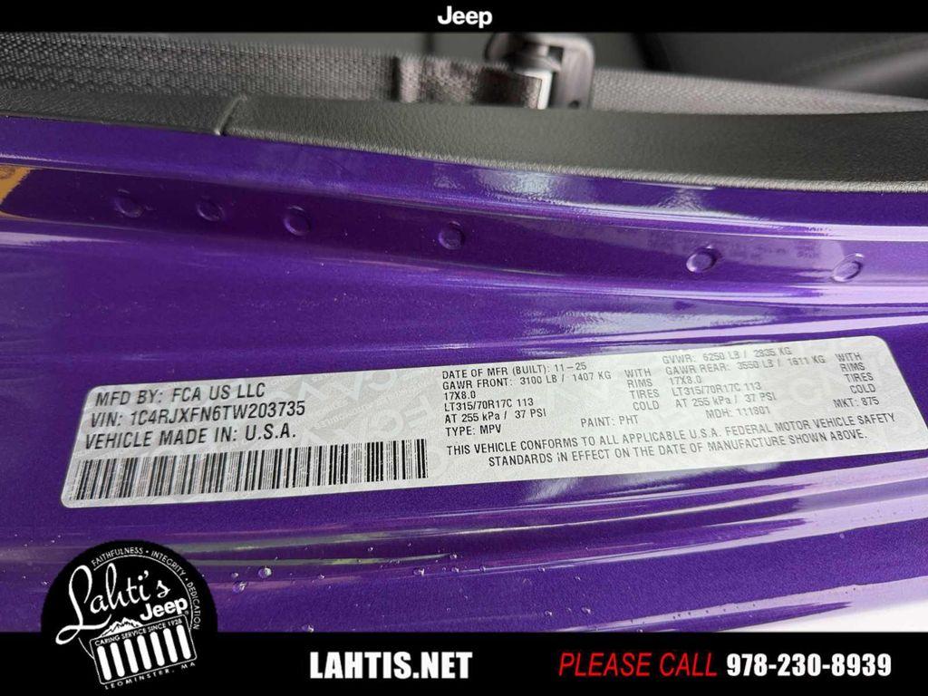 new 2026 Jeep Wrangler car, priced at $66,645