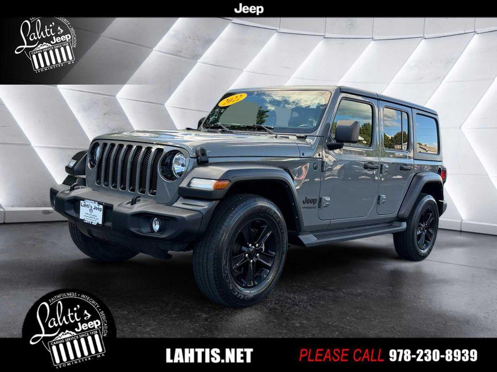 used 2022 Jeep Wrangler Unlimited car, priced at $32,490