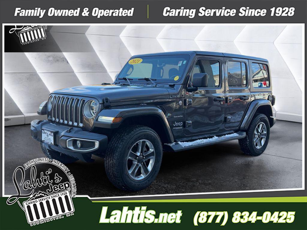 used 2021 Jeep Wrangler Unlimited car, priced at $28,650