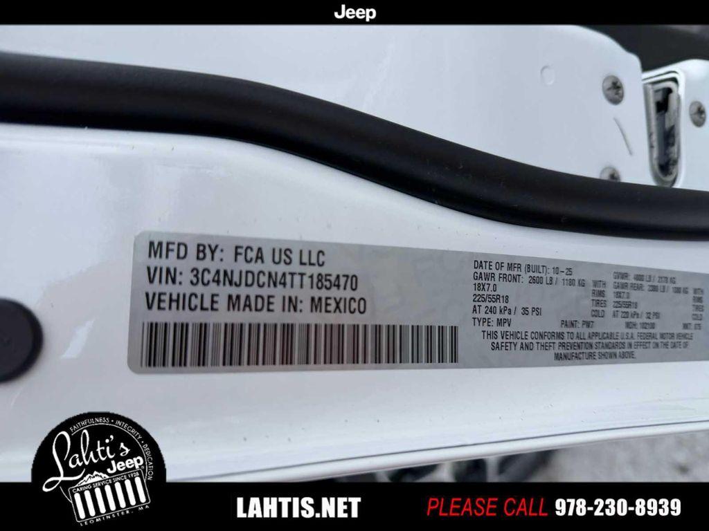 new 2026 Jeep Compass car, priced at $34,885