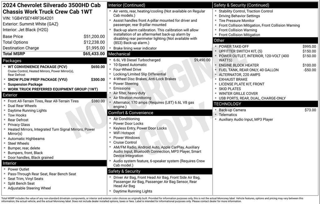 used 2024 Chevrolet Silverado 3500 car, priced at $54,123