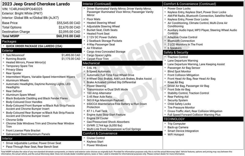 used 2023 Jeep Grand Cherokee car, priced at $24,975