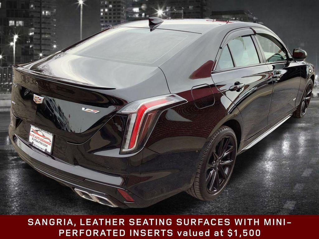 used 2022 Cadillac CT4-V car, priced at $32,719