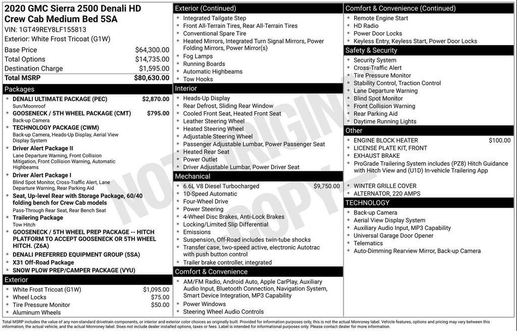 used 2020 GMC Sierra 2500 car, priced at $43,673