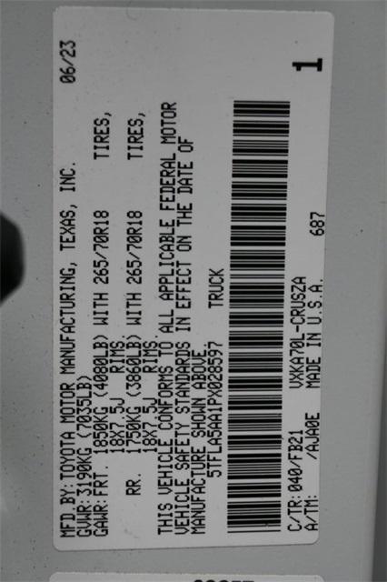 used 2023 Toyota Tundra car, priced at $29,990