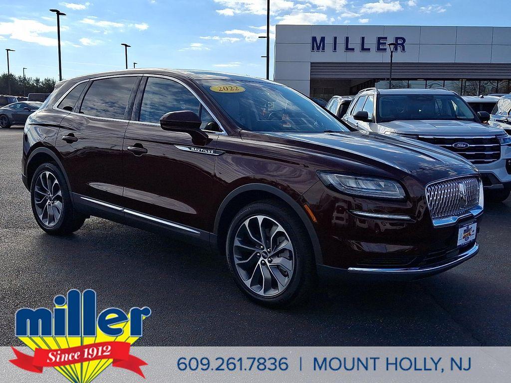 used 2022 Lincoln Nautilus car, priced at $33,691