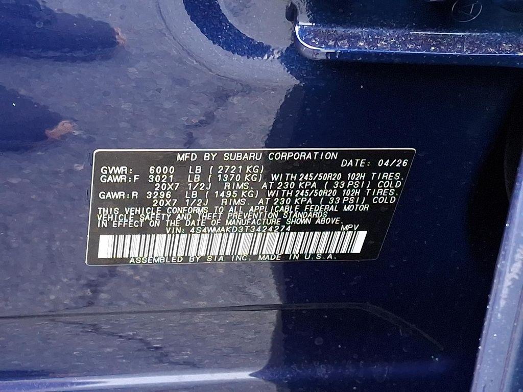 new 2026 Subaru Ascent car, priced at $54,255