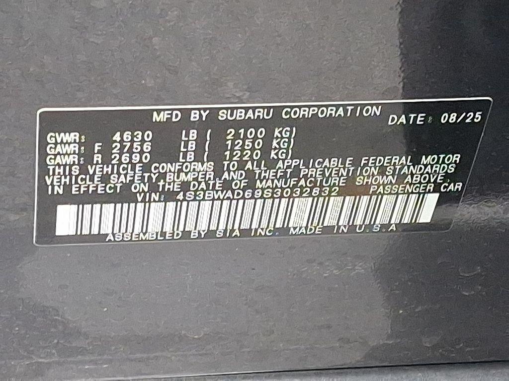 new 2025 Subaru Legacy car, priced at $30,304