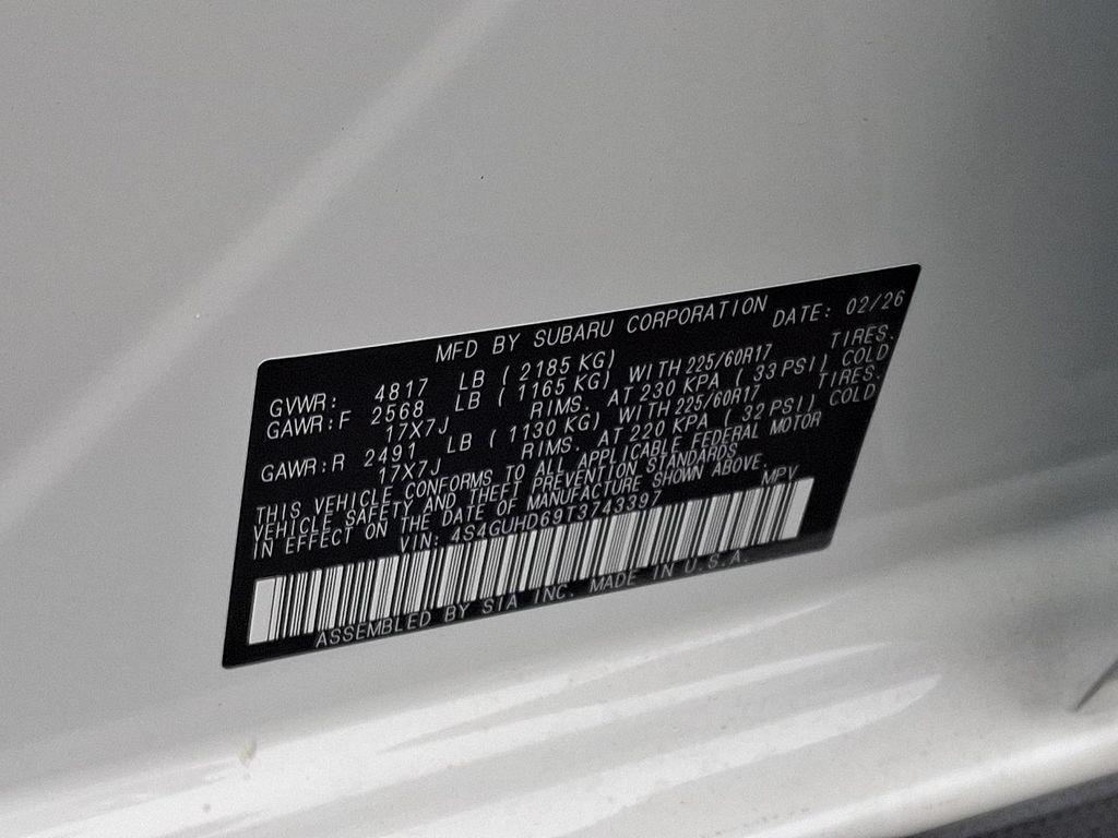 new 2026 Subaru Crosstrek car, priced at $28,494