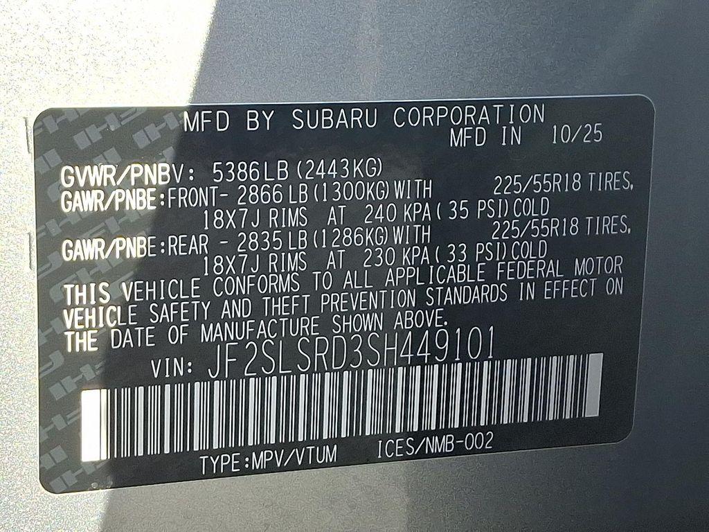 new 2025 Subaru Forester Hybrid car, priced at $40,585