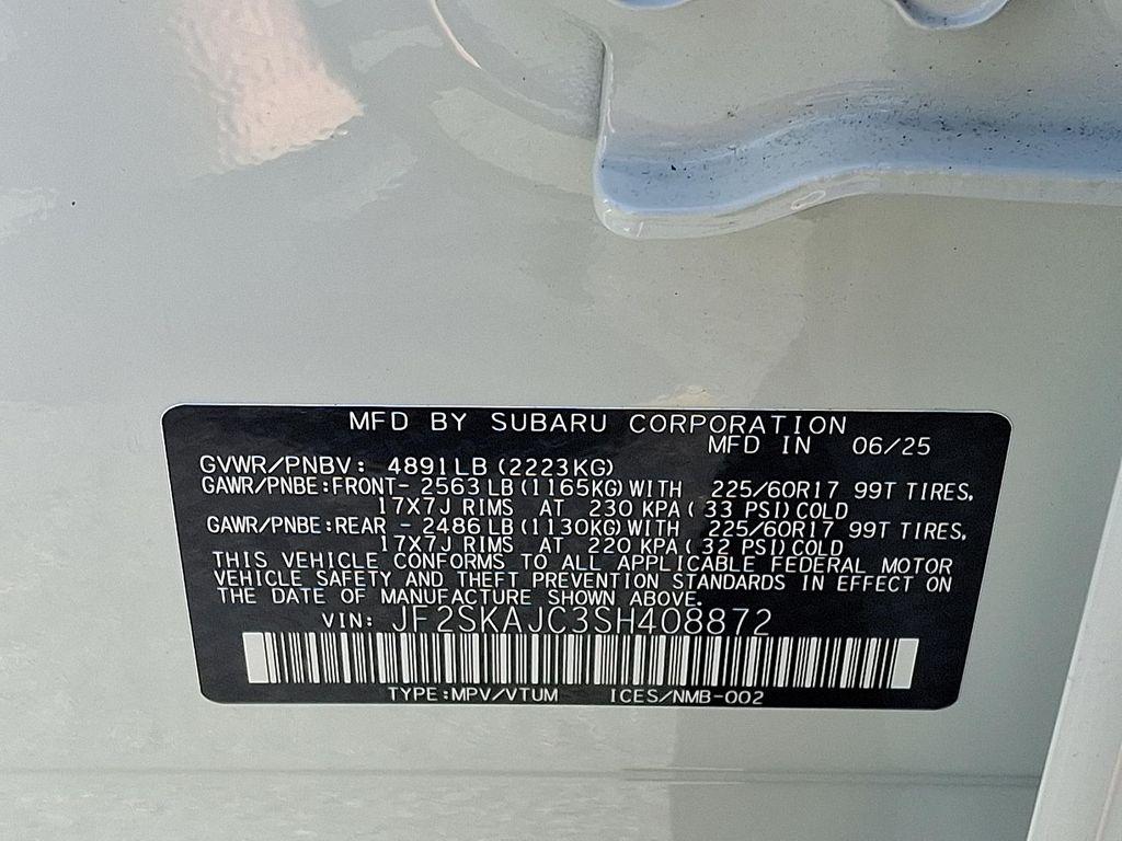 new 2025 Subaru Forester car, priced at $38,107