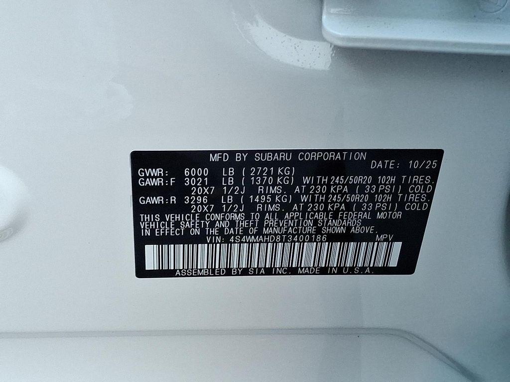 new 2026 Subaru Ascent car, priced at $48,016