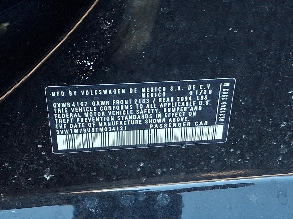 new 2026 Volkswagen Jetta car, priced at $28,999