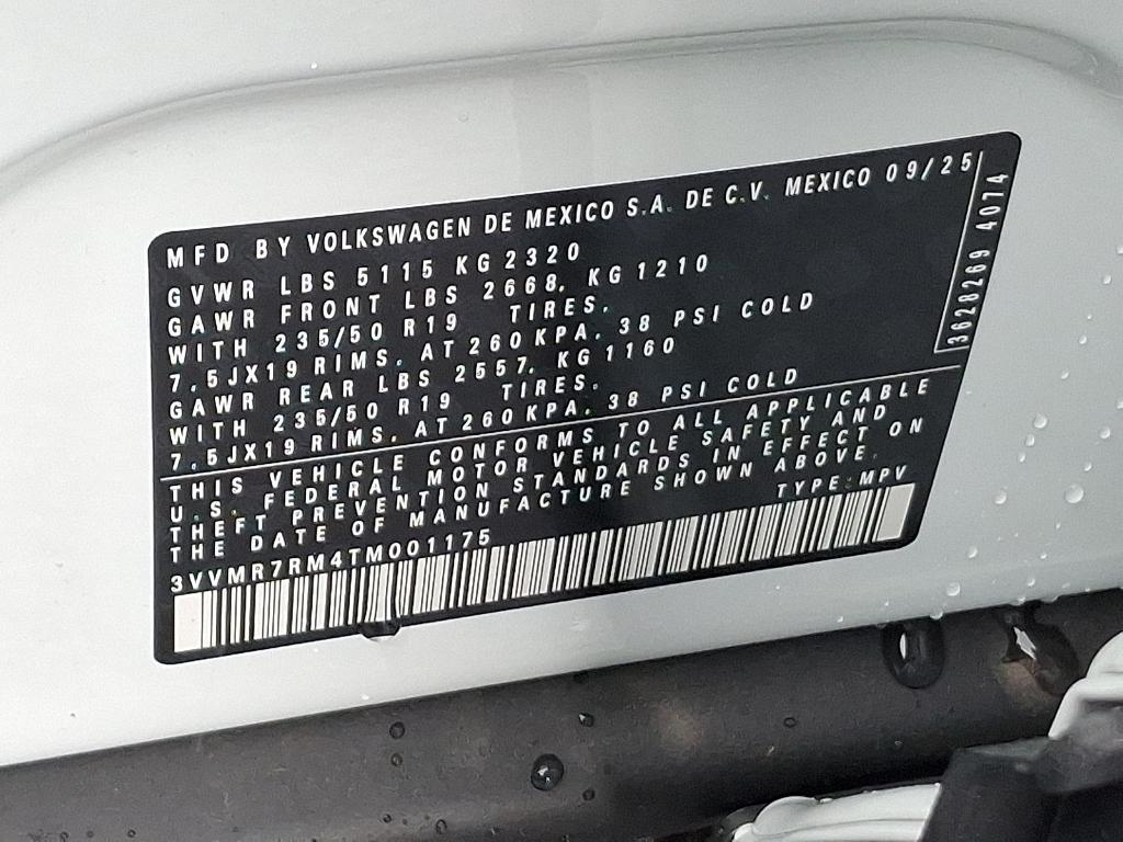 new 2026 Volkswagen Tiguan car, priced at $39,072