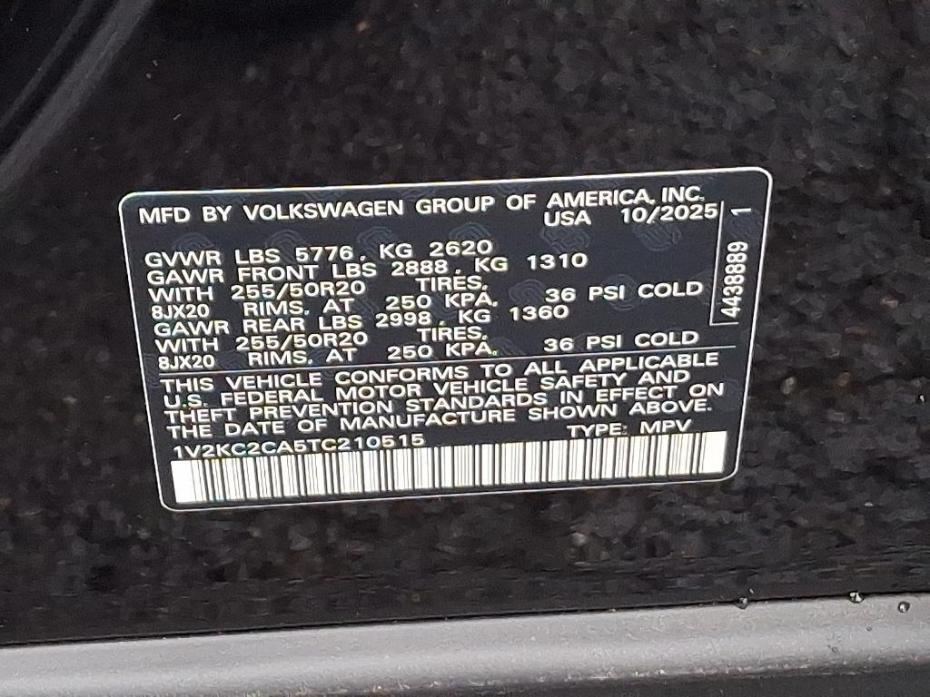 new 2026 Volkswagen Atlas Cross Sport car, priced at $49,276