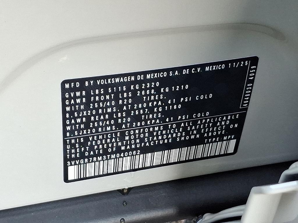 new 2026 Volkswagen Tiguan car, priced at $41,907