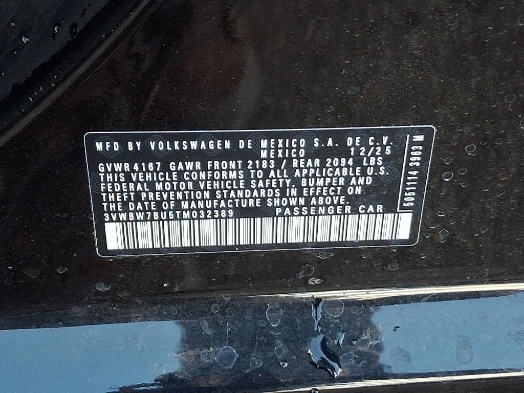 new 2026 Volkswagen Jetta car, priced at $26,834