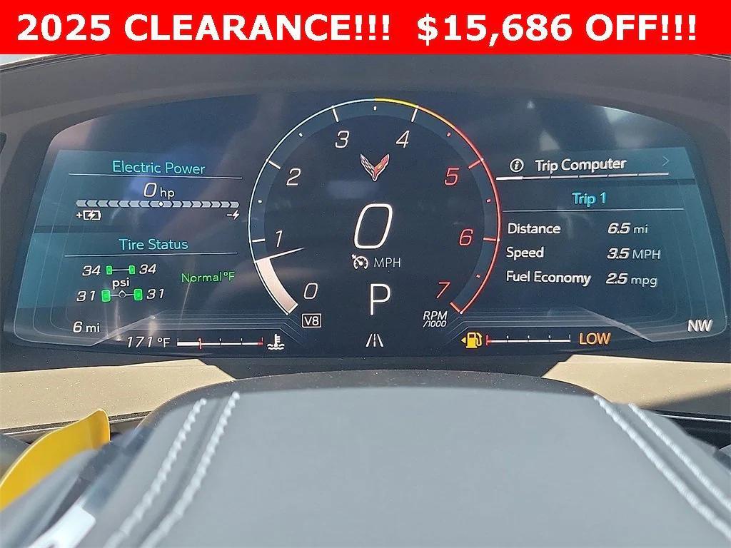 new 2025 Chevrolet Corvette E-Ray car, priced at $95,999