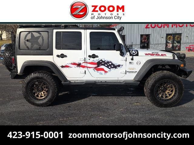 used 2014 Jeep Wrangler Unlimited car, priced at $12,500