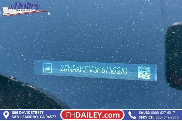 used 2021 Chevrolet Equinox car, priced at $21,999