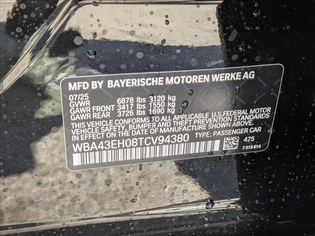 new 2026 BMW 750e car, priced at $116,955