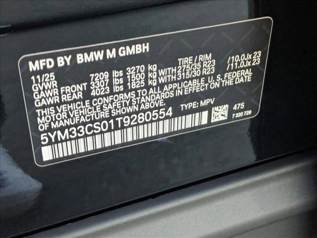 new 2026 BMW XM car, priced at $161,845