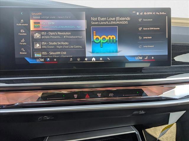 new 2025 BMW 740 car, priced at $109,175