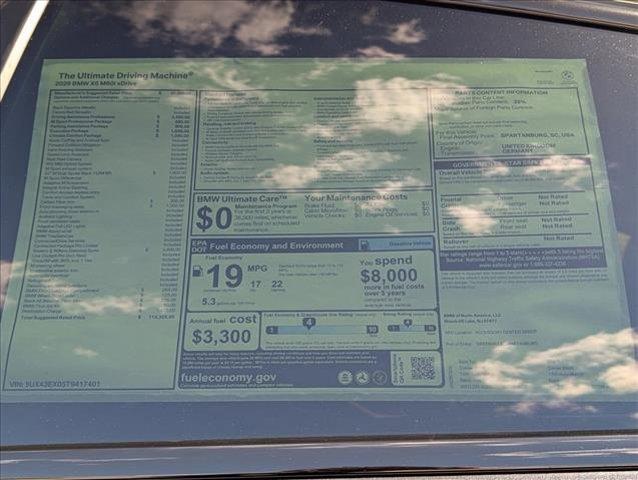 new 2026 BMW X6 car, priced at $114,405