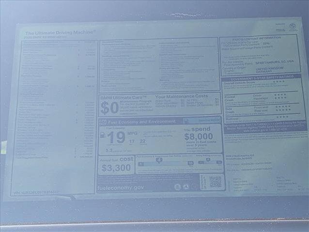 new 2026 BMW X5 car, priced at $109,320